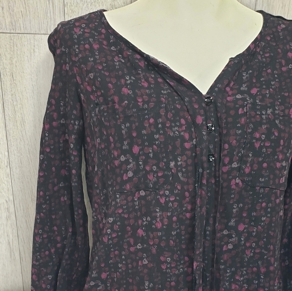 Eddie Bauer Button Up Long Sleeve Blouse - Picture 2 of 6